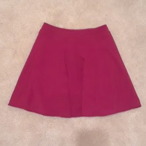 Burgandy/Red skirt